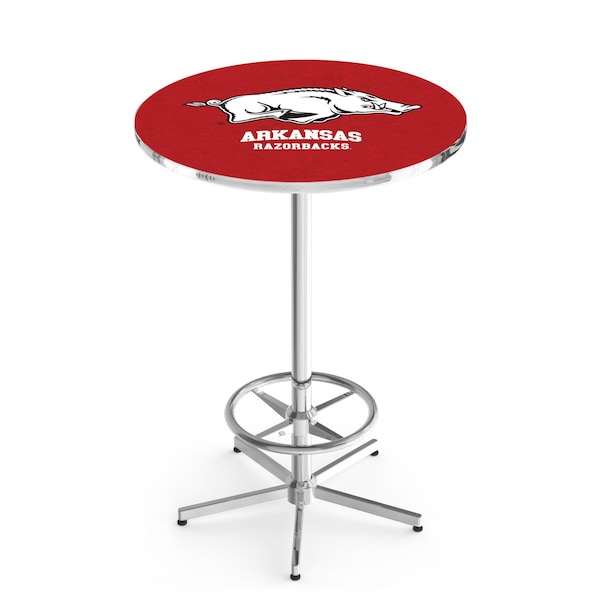 42" Chrome Arkansas Pub Table